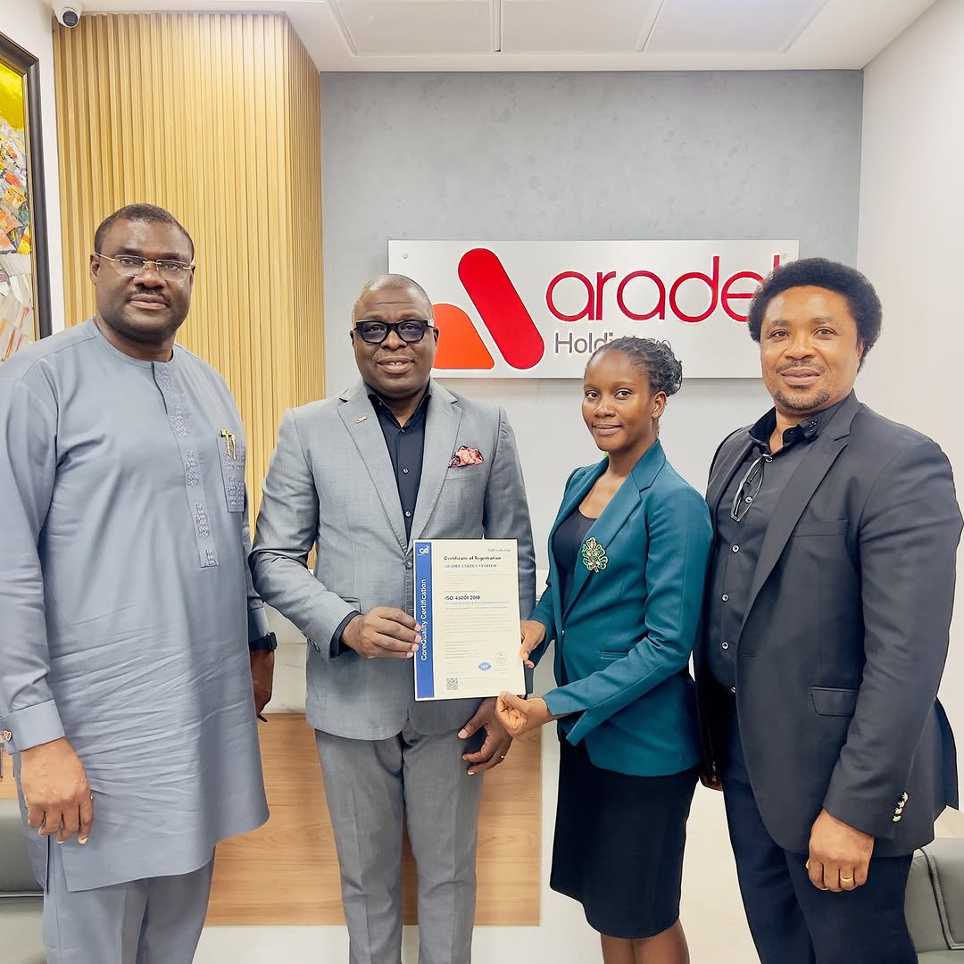 Aradel Holdings Attains ISO 45001:2018 Certification, Strengthens Safety & Operational Excellence